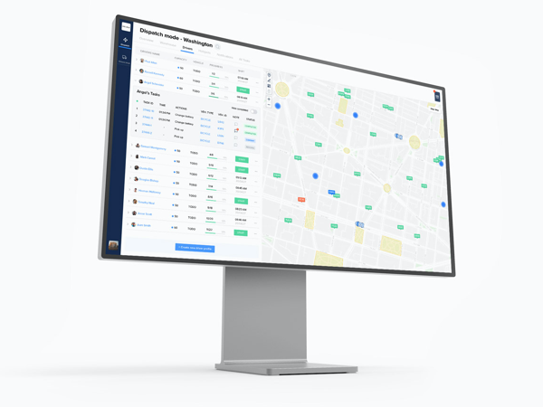 Manage your fleet, through <br /> our dispatch centre